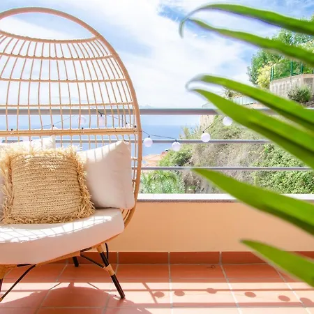 Unique Tropical Style Penthouse With A Dreamy View - By Portugal Collection Apartment Calheta  Exterior photo